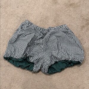 Stylish Checkered Women's Athletic Shorts